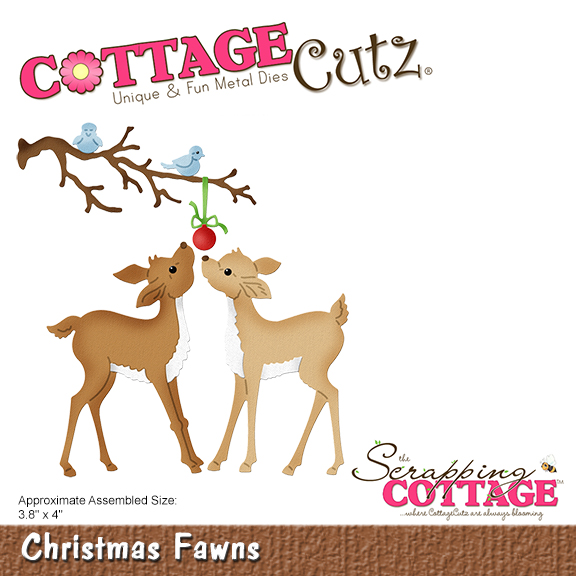 Christmas Santa Bear Die Craft Steel Die Cutting Dies Cottage Cutz CC4x4-593 New 