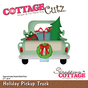 Kurt Adler Set Decorazioni Natalizie – Cottage E Camioncino Rosso Con Albero (2 Pz)